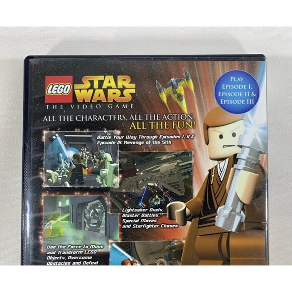 LEGO Star Wars The Video Game PlayStation 2 PS2 2005 Rated E No Manual Tested - Picture 4 of 5